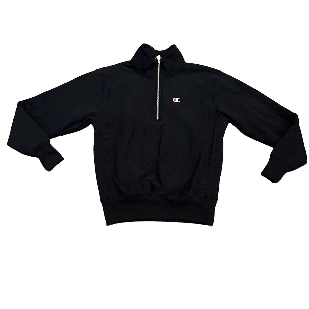 Champion Reverse Weave Sweatshirt Small 1/4 Zip Athleisure Heavyweight Unisex